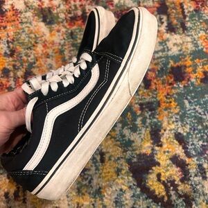 Vans Black and White Old Skool Sneakers